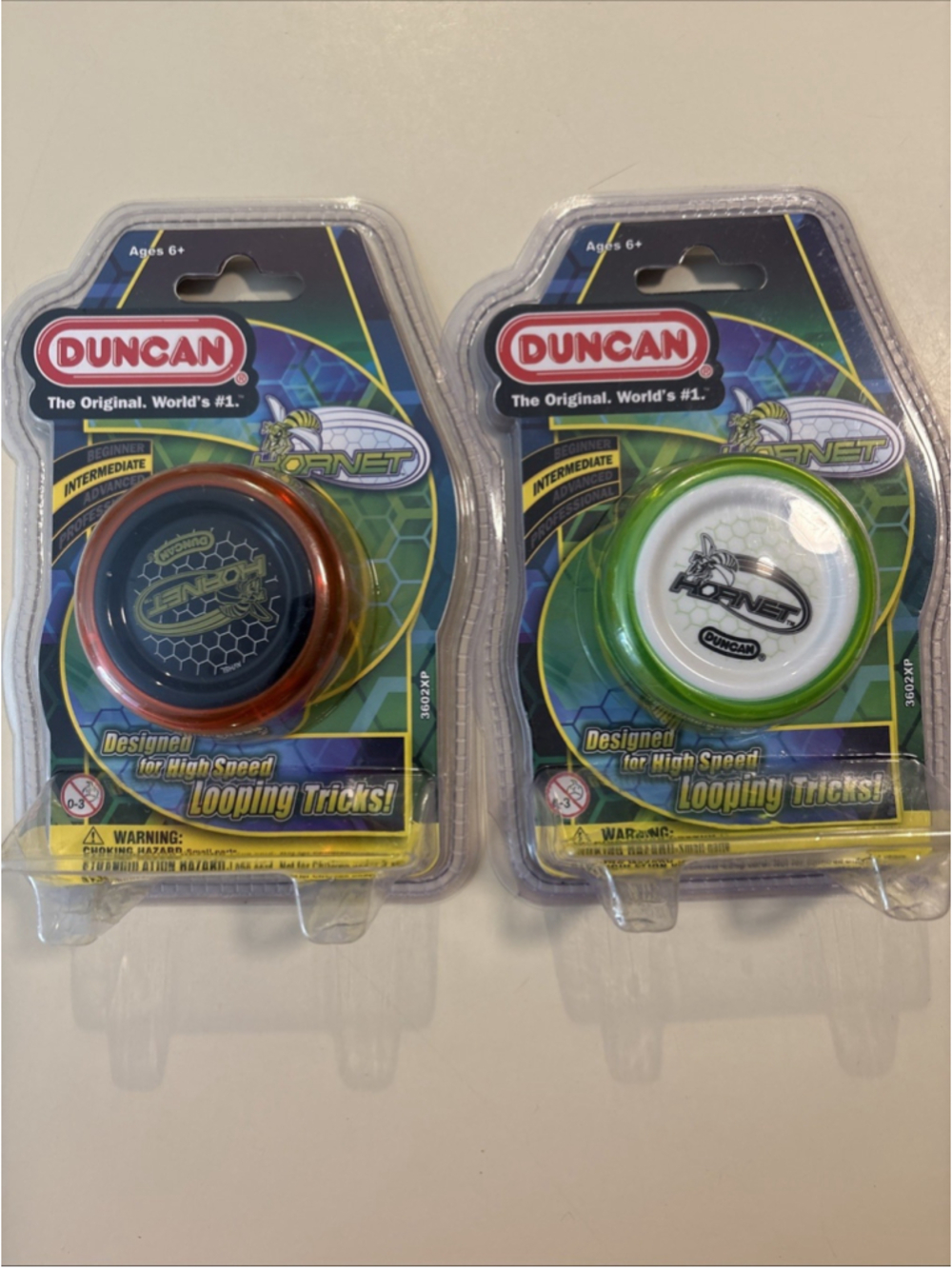 Lot of 2 Duncan Hornet Yo-Yo Ball Bearing Looping Trick YoYo New